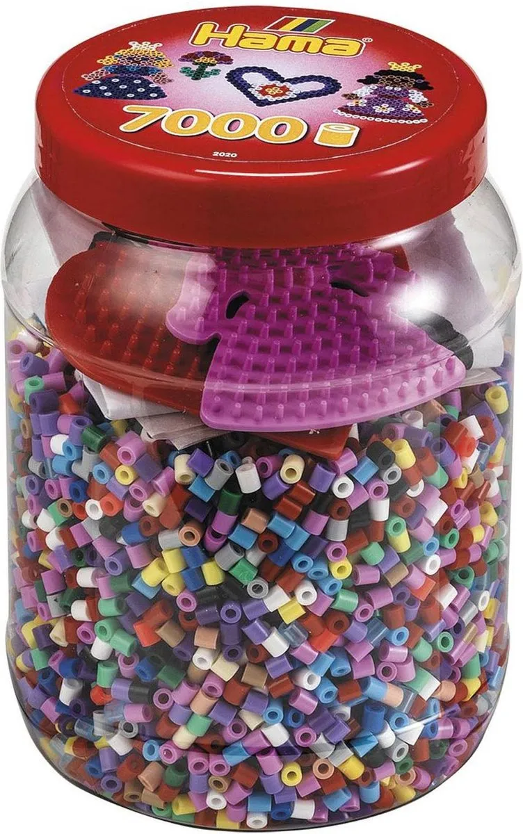 Hama Strijkkralen Set 7000 Stuks - Roze - afbeelding 5 van 5