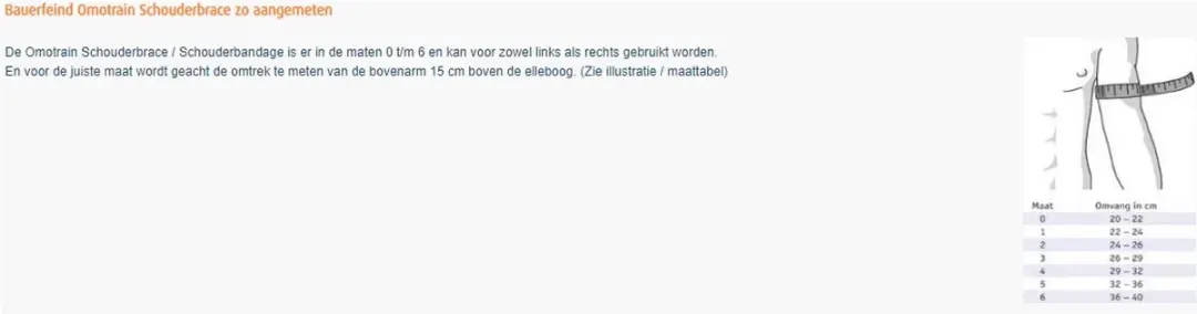 Bauerfeind OmoTrain Schouderbrace - Maat 4 - Grijs - afbeelding 2 van 6