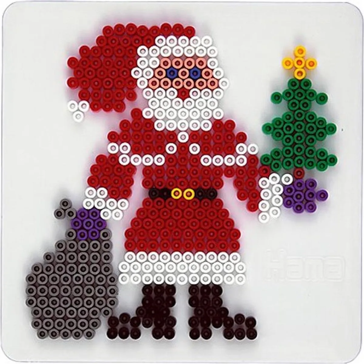 Hama Kerst Strijkkralen Set - 3 Figuren met 3 Kleuren