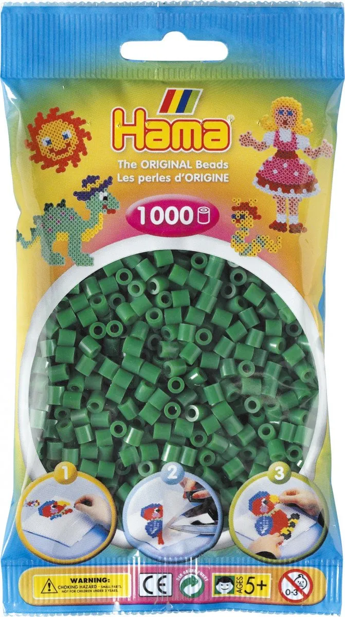 Hama Kerst Strijkkralen Set - 3 Figuren met 3 Kleuren