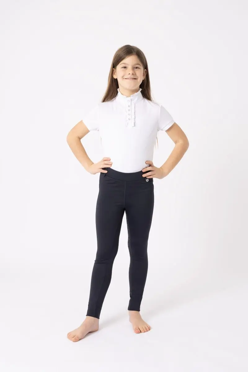 Horze Dea Kinder Fullseat Rijlegging - Dark Navy - afbeelding 5 van 6