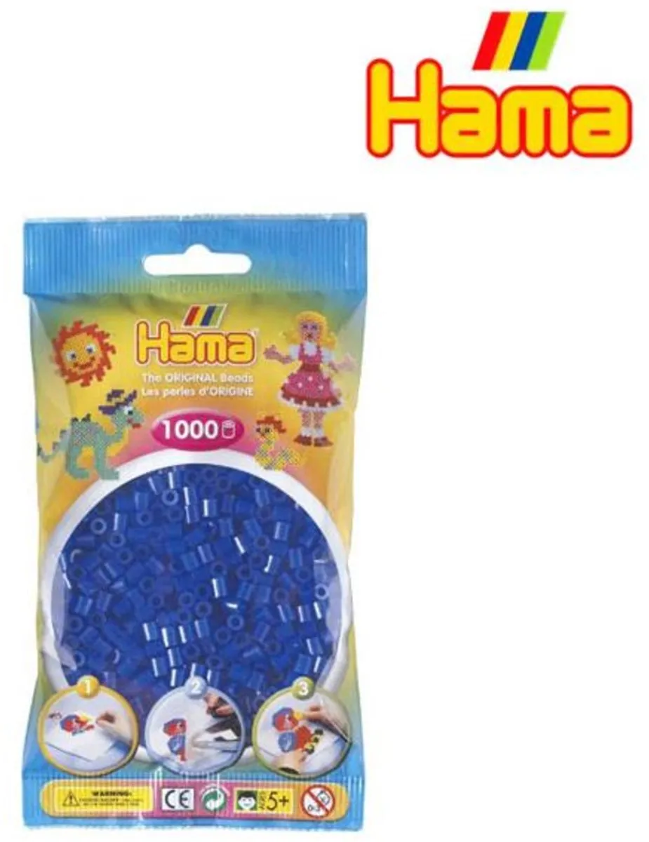 Hama Strijkkralen Blauw Neon
