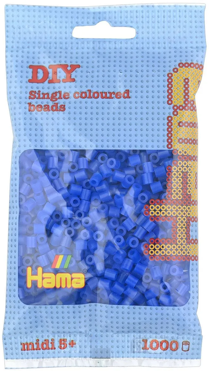 Hama Strijkkralen Blauw Neon - 1000 Stuks