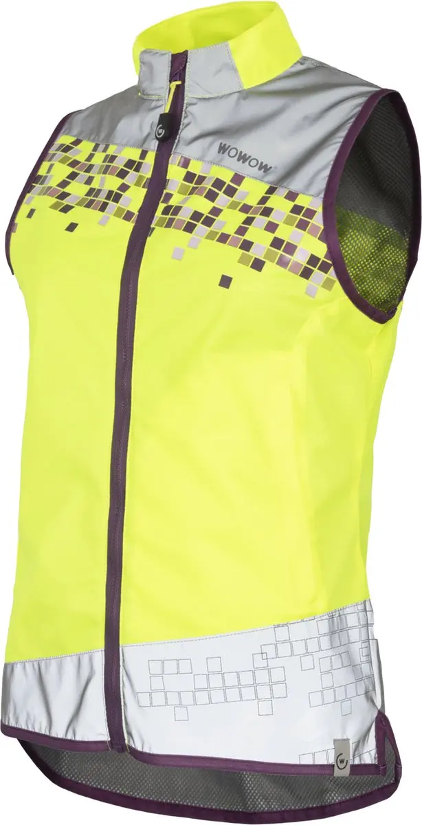 Mouwloos fietsshirt dames - Amy Jacket geel XL