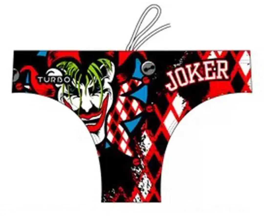 Turbo Crazy Joker Waterpolo Zwemslip Zwart 13-14 Years Jongen