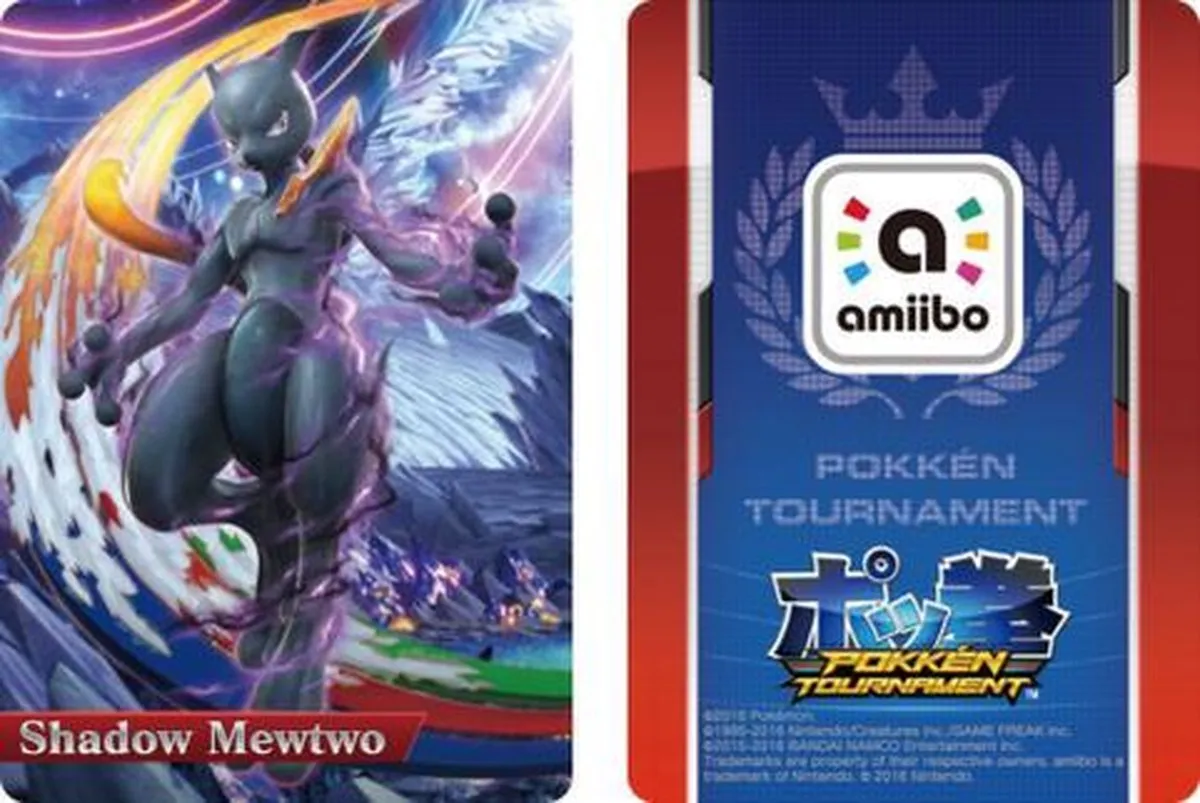 Nintendo Pokkén Tournament Amiibo Card - Wii U