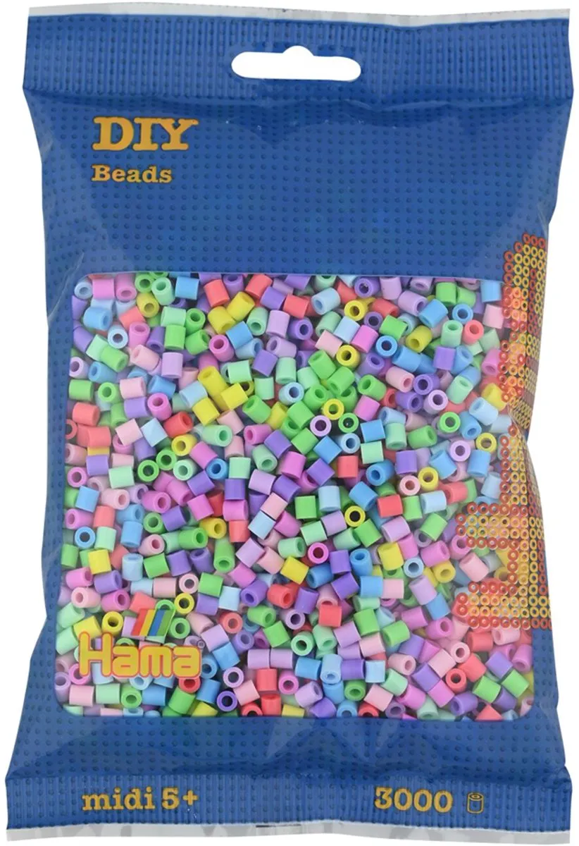 Hama Strijkkralen Past 3000 Stuks - Multi