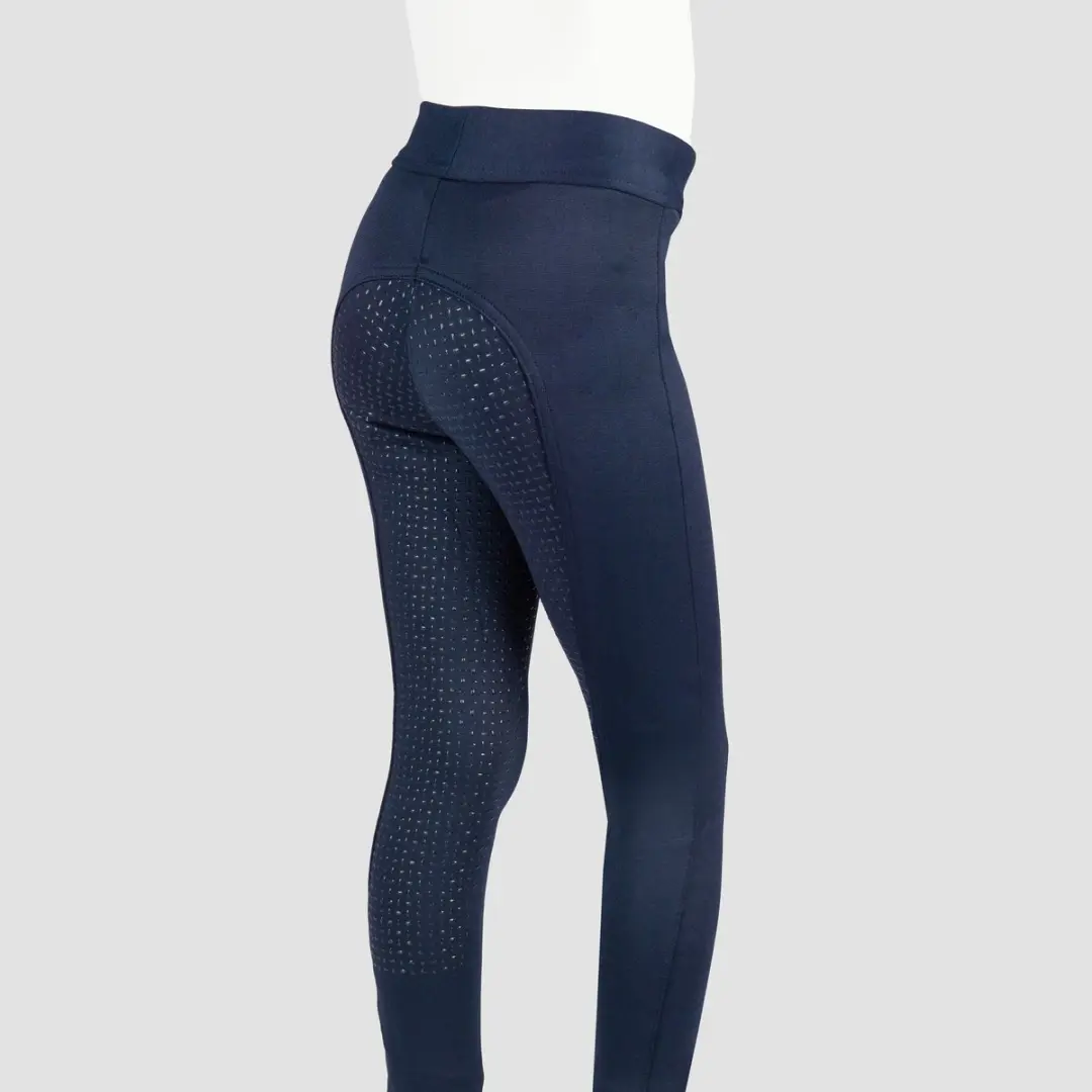 Horka Helene Full Grip Kinder Rijbroek - Blauw - 104 - afbeelding 2 van 6