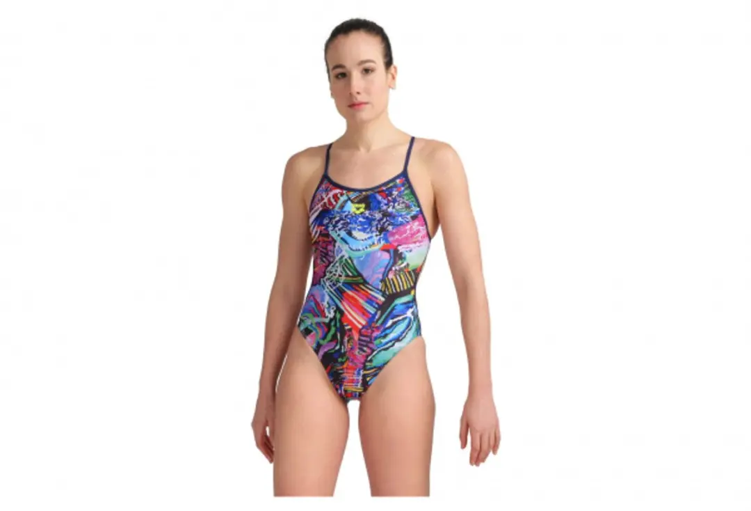 ARENA W Swimsuit Lace Back Allover