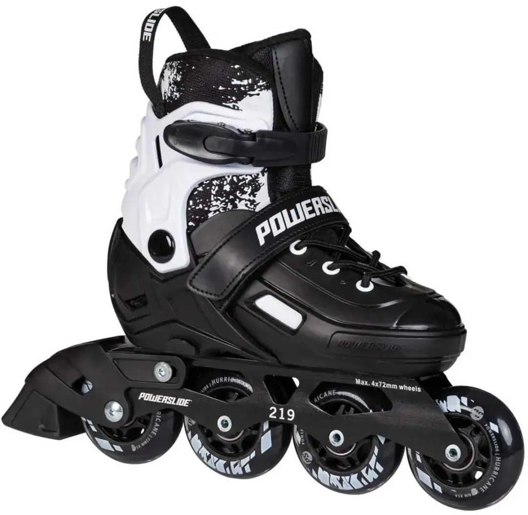 Powerslide Khaan Magic Junior Skeelers - Verstelbaar - Zwart/Wit - afbeelding 3 van 6