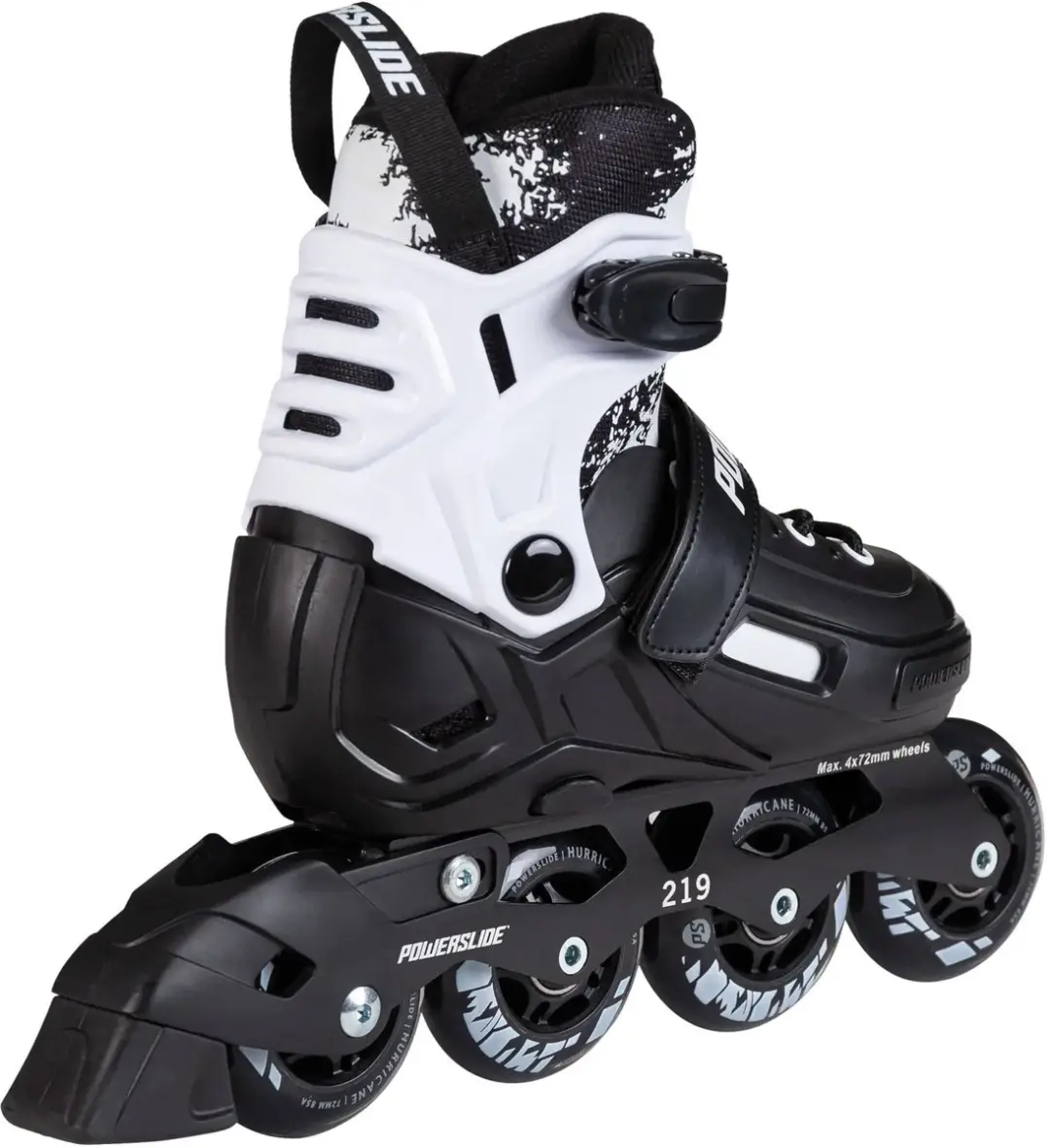 Powerslide Khaan Magic Junior Skeelers - Verstelbaar - Zwart/Wit - afbeelding 6 van 6