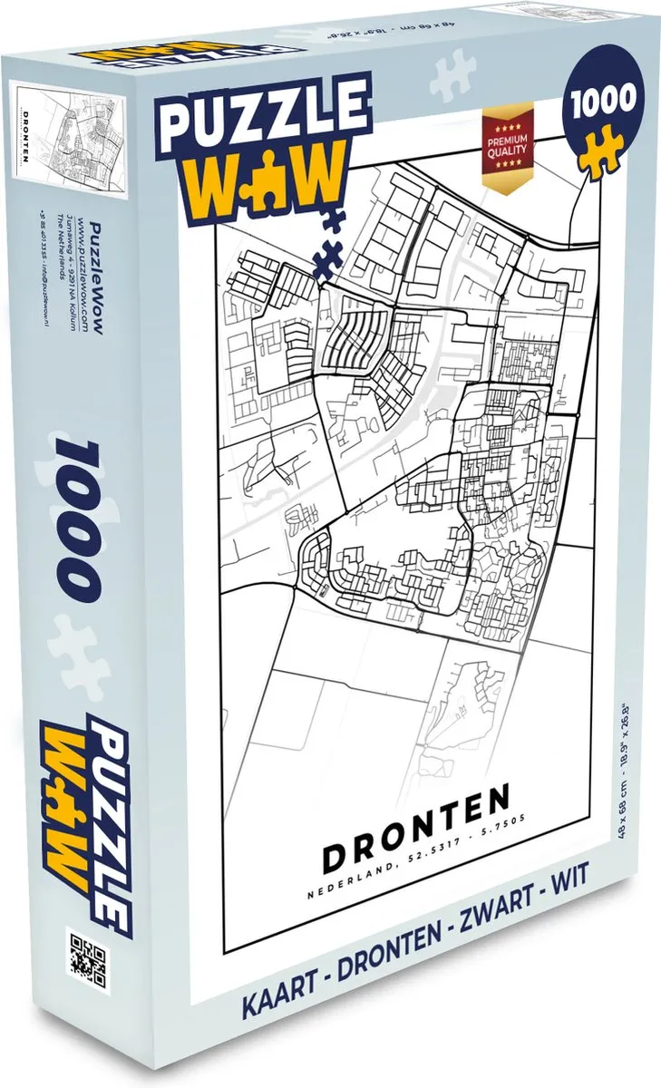 PuzzleWow Dronten Legpuzzel 1000 Stuks