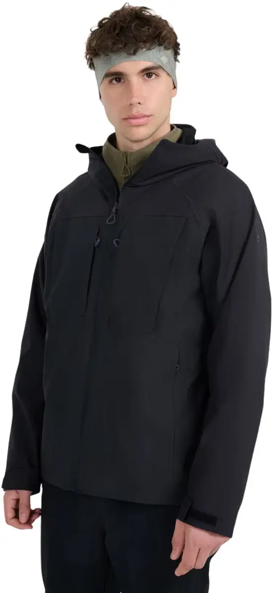 4F Jas Trekking Heren Zwart