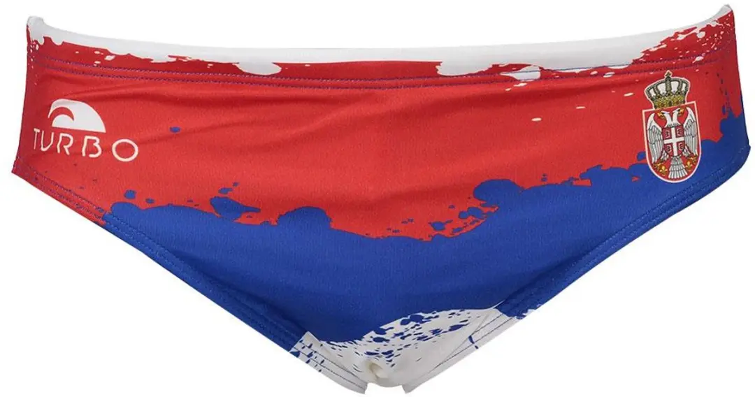 Turbo Srbja Zwemslip Rood,Blauw L Man