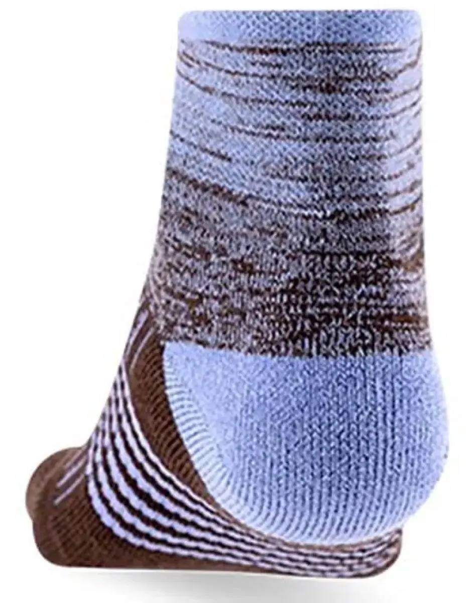 Injinji Trail Midweight Mini-Crew Sokken - Lavendel/Bruin - afbeelding 2 van 6