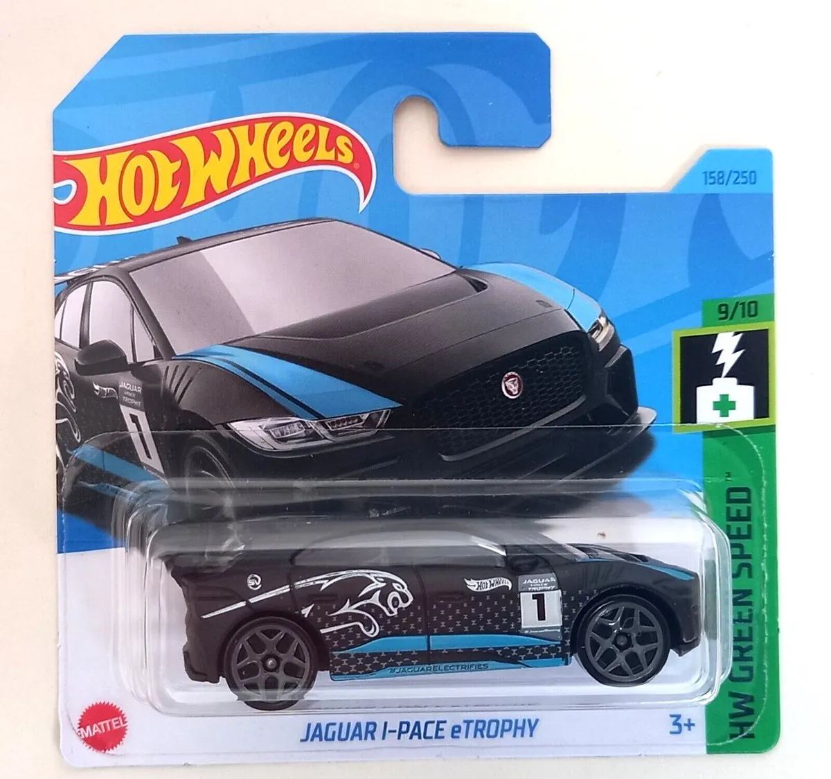 Hot Wheels Jaguar I-Pace eTrophy Matt Black 1:64
