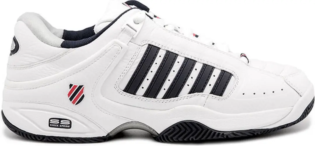 K-Swiss Defier Heren Tennisschoenen - Wit/Blauw - afbeelding 4 van 6