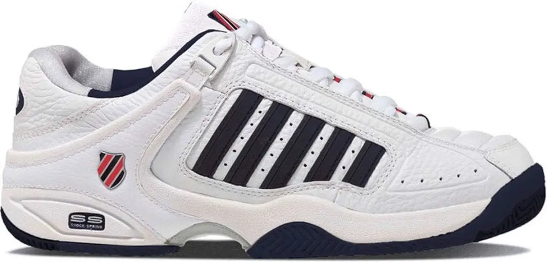 K-Swiss Defier Heren Tennisschoenen - Wit/Blauw - afbeelding 5 van 6