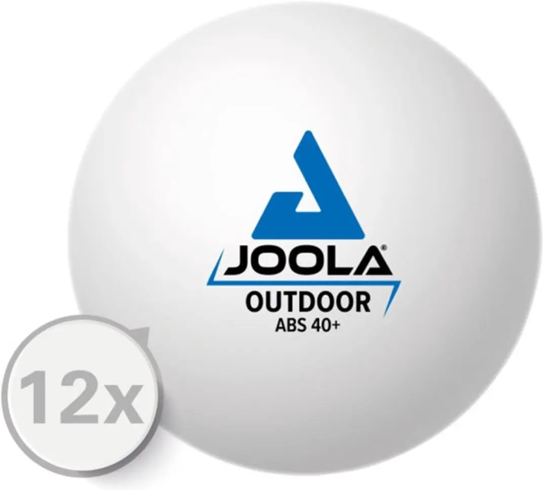 Joola Tafeltennisballen Outdoor 40mm - 12 Stuks - Wit - afbeelding 3 van 3