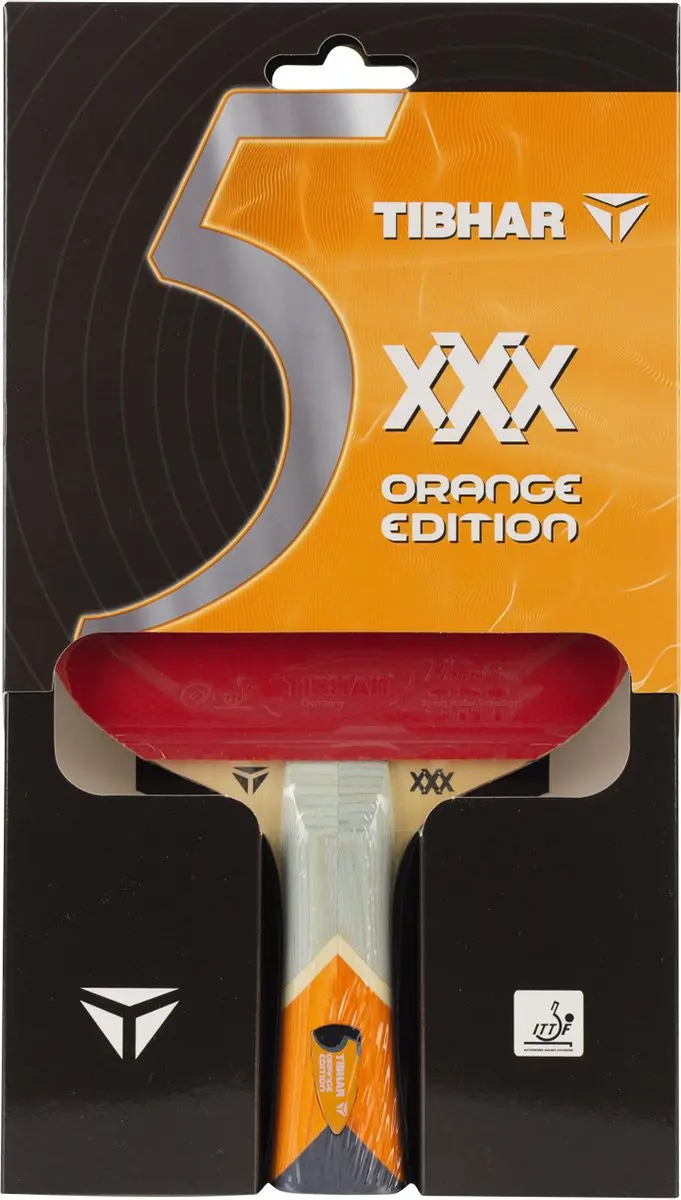 Tibhar XXX Orange Edition Tafeltennisbatje - afbeelding 3 van 5