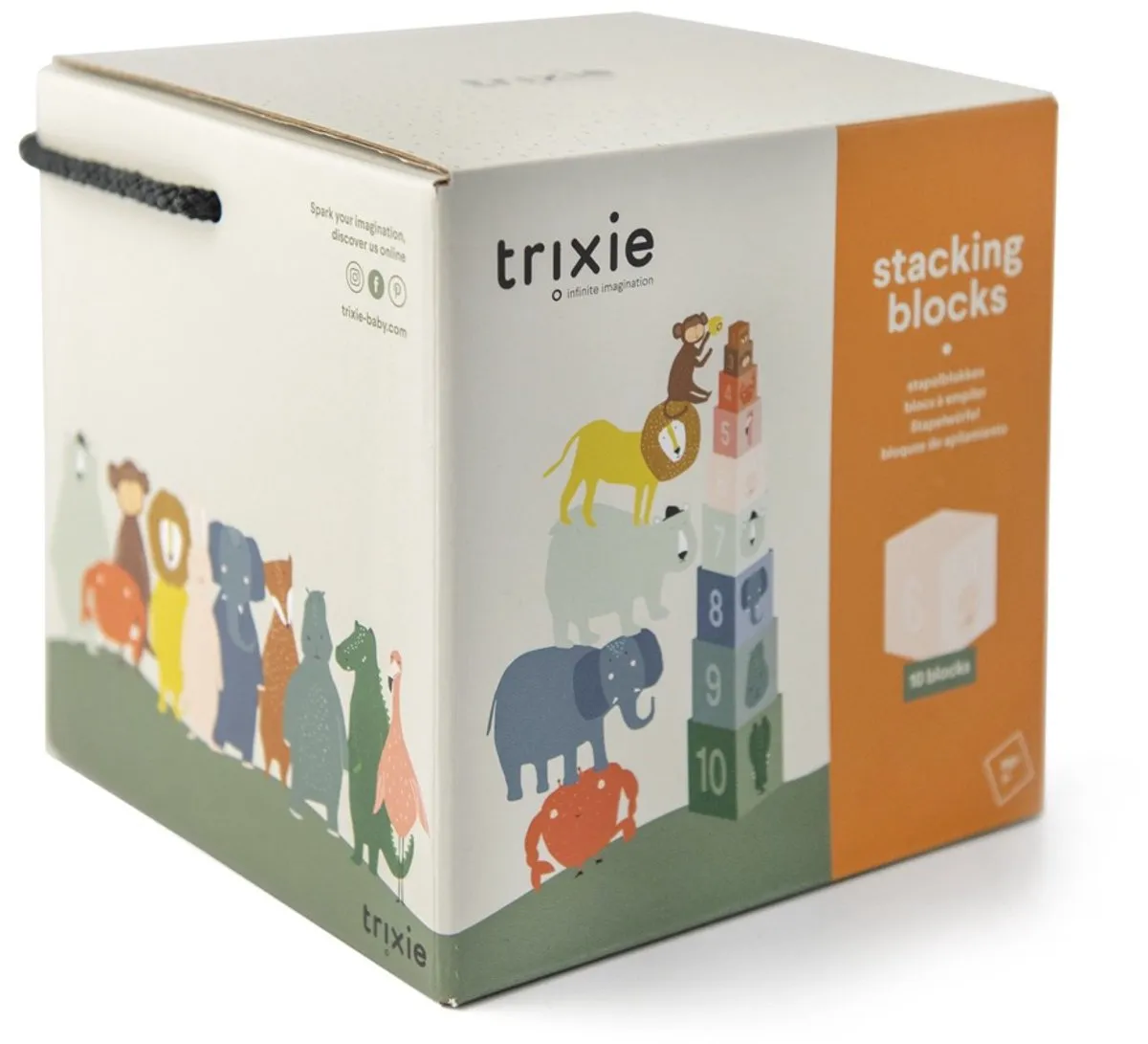 Trixie Stapelblokken Toren Dierenfiguren