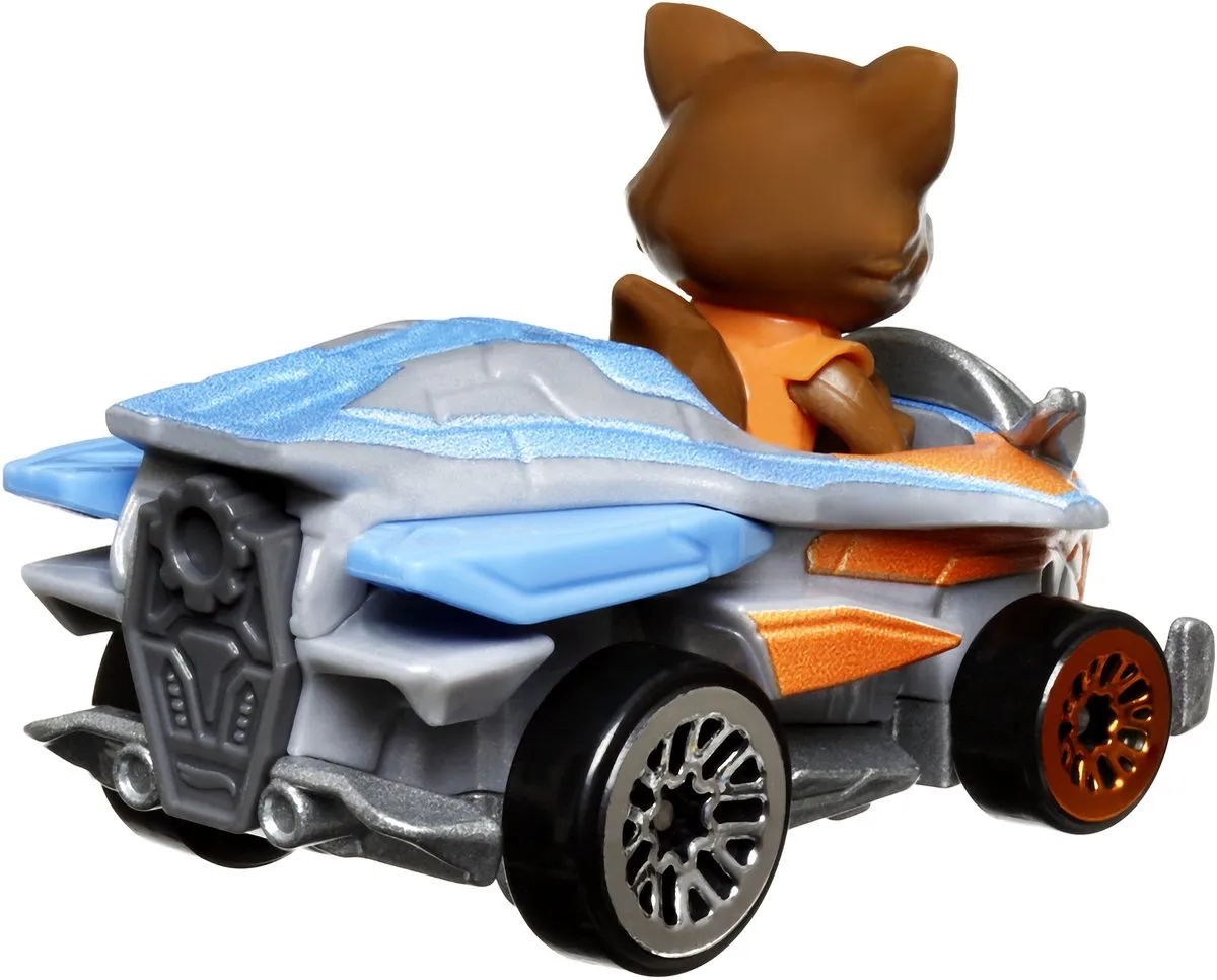 Hot Wheels Guardians of the Galaxy Rocket Racoon Raceauto 1:64 - Meerkleurig