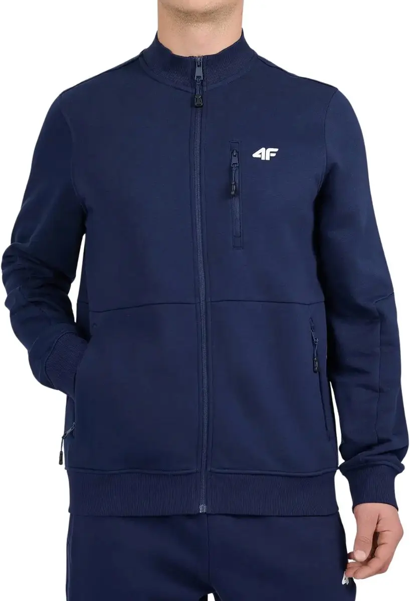 4F Sweater Heren Donkerblauw - Maat S - afbeelding 2 van 2