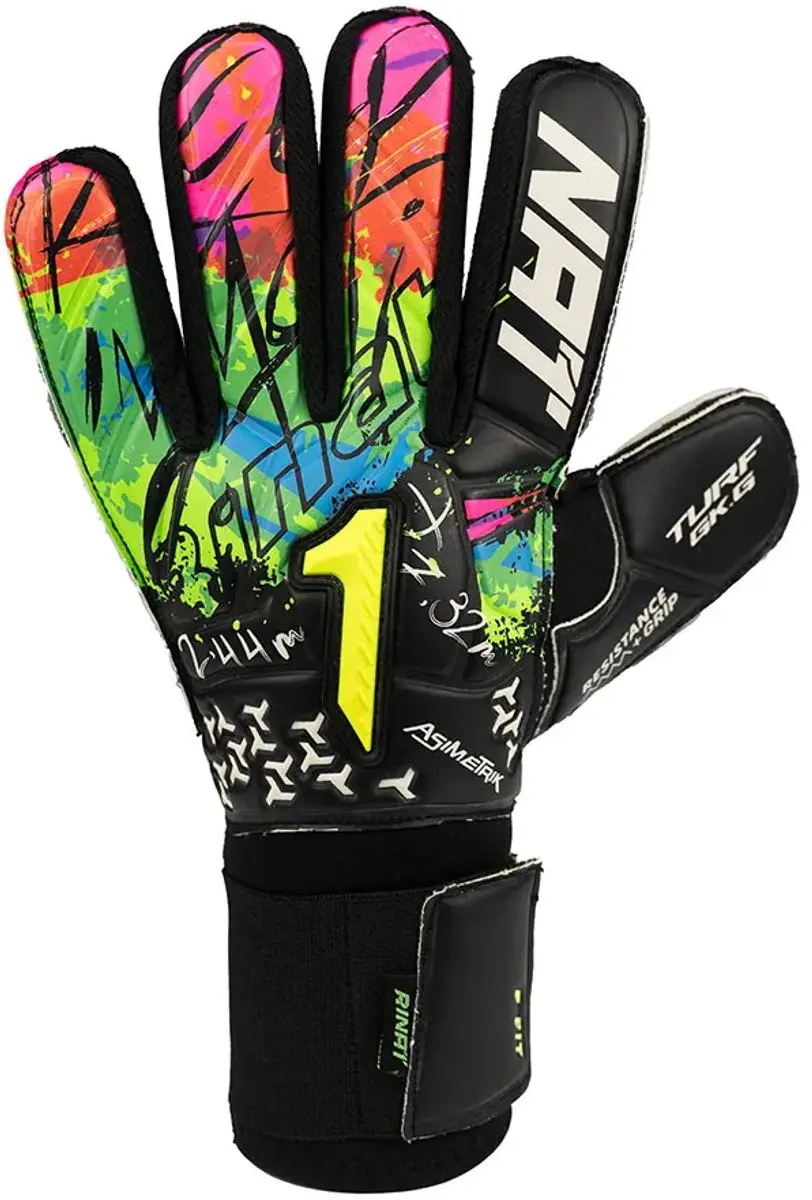 Rinat Asimetrik Turf Keepershandschoenen - Zwart 10 - afbeelding 3 van 6