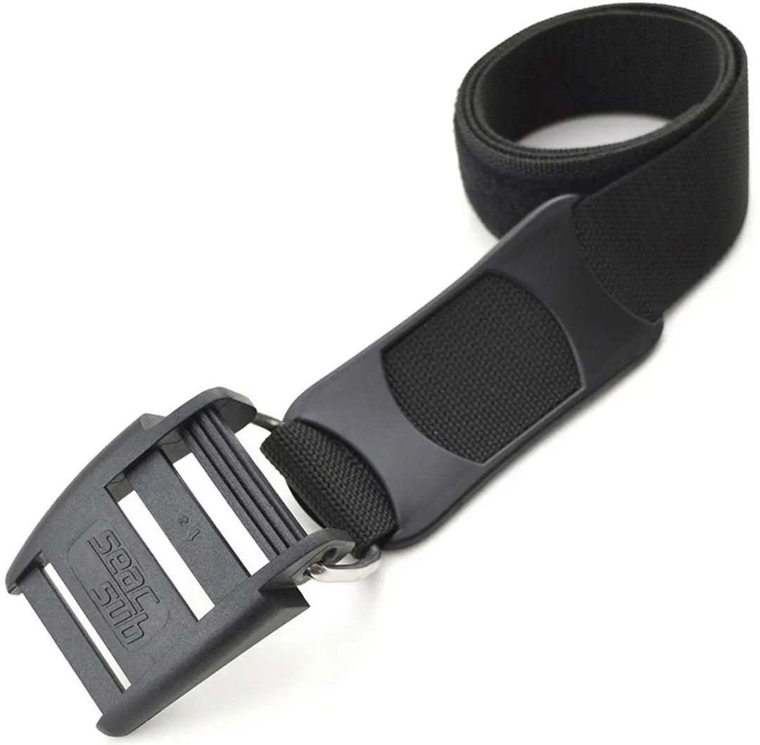Seacsub Tank Fastening Band With Antislip Duikflesband Zwart