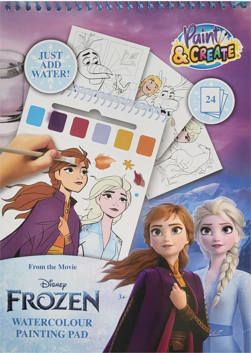 Disney Frozen Waterverf Kleurboek