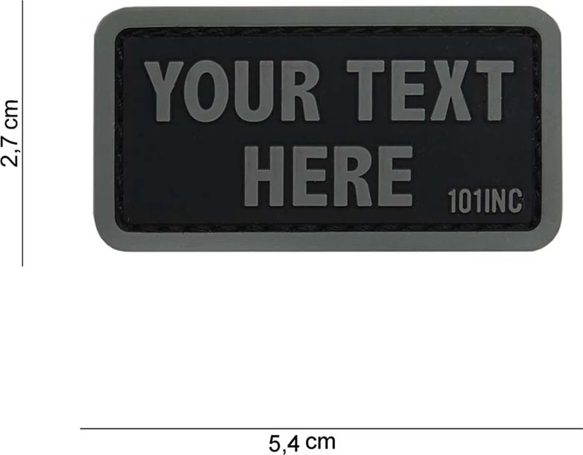 101 Inc Embleem 3D PVC 14080