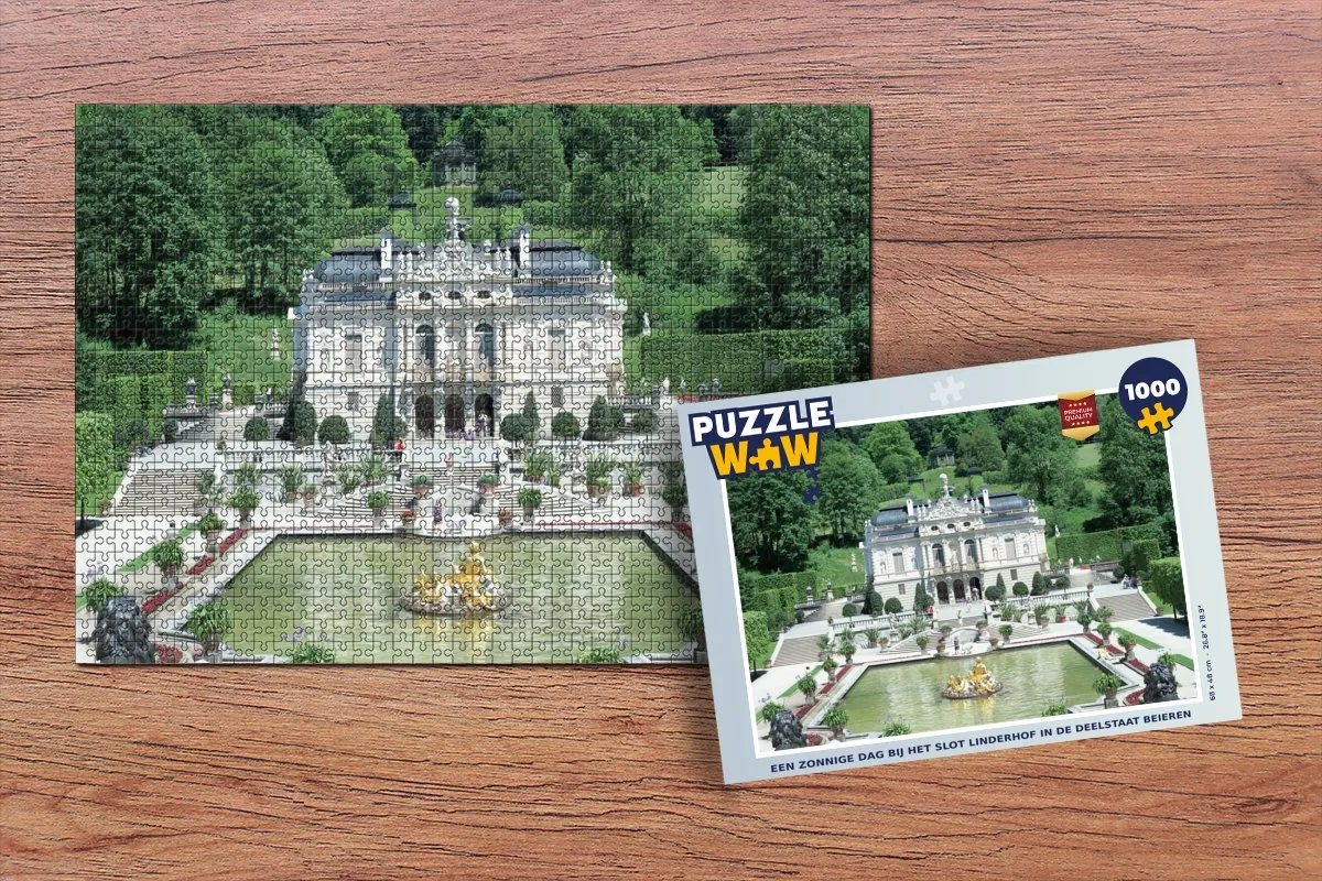 PuzzleWow Slot Linderhof Legpuzzel 1000 Stuks