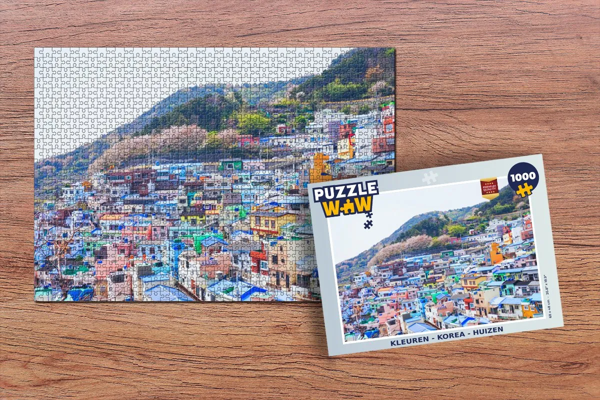 PuzzleWow Legpuzzel 1000 Stuks - Multicolor