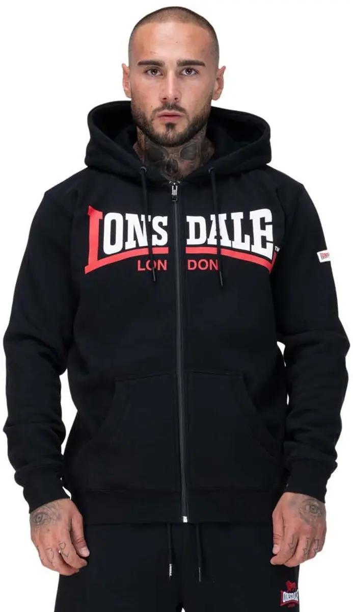 Lonsdale Garrigill Jas Zwart M Man