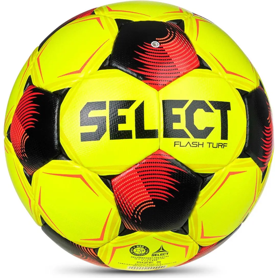Select Flash Turf V26 Kunstgrasbal - Maat 5 - Geel - afbeelding 2 van 4