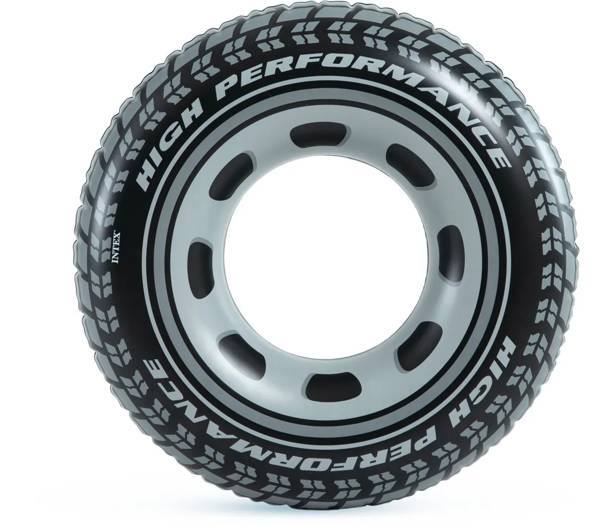 Intex Giant Tire Zwemband Ø91cm - Zwart/Grijs