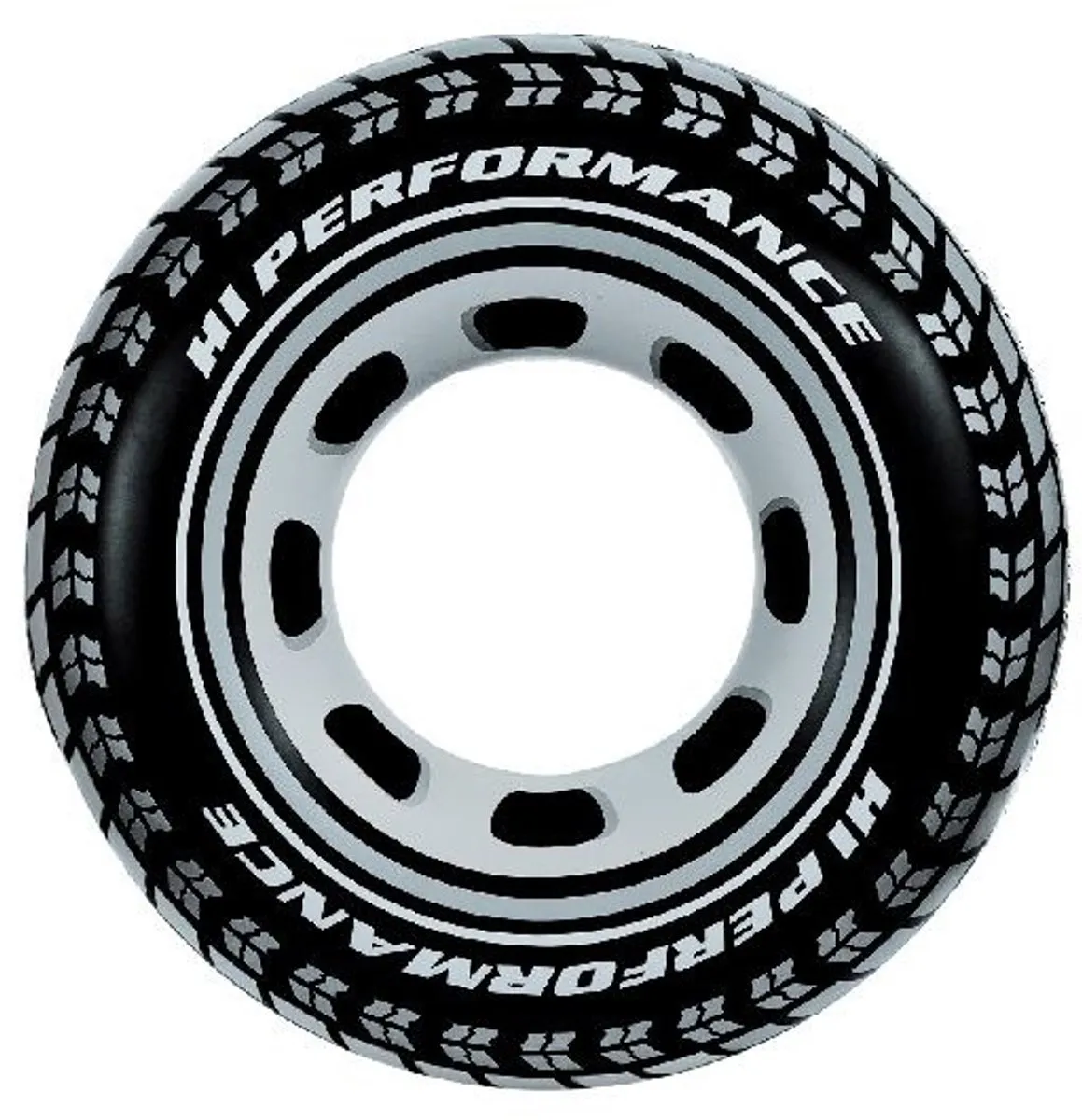 Intex Giant Tire Zwemband Ø91cm - Zwart/Grijs
