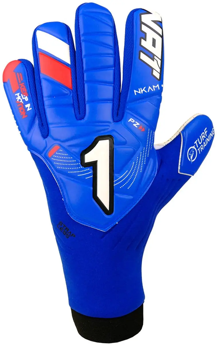 Rinat Nkam Training Junior Keepershandschoenen - Blauw - Maat 5 - afbeelding 6 van 6