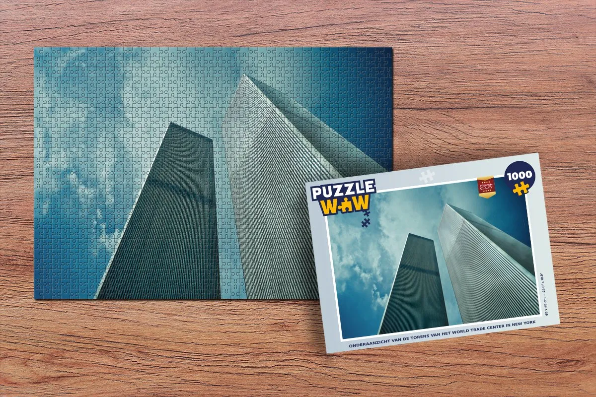PuzzleWow World Trade Center Legpuzzel 1000 Stuks - Multicolor