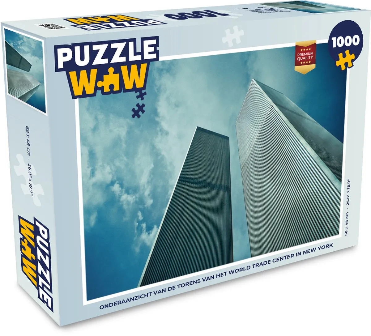 PuzzleWow World Trade Center Legpuzzel 1000 Stuks