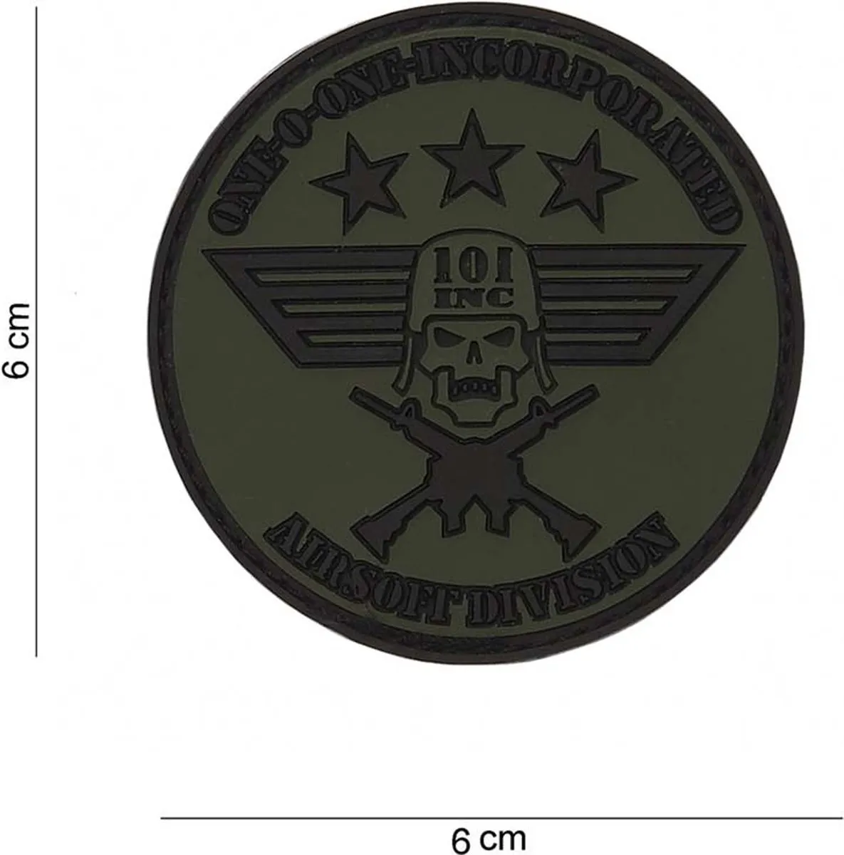 101 Inc Embleem 3D PVC Rond 13048