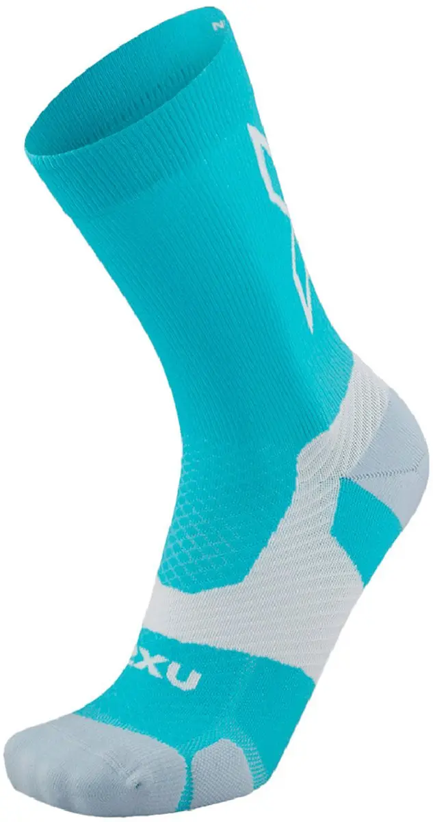 2xu Vectr Light Cushion Crew Lange Sokken Blauw EU 38-41 1/2