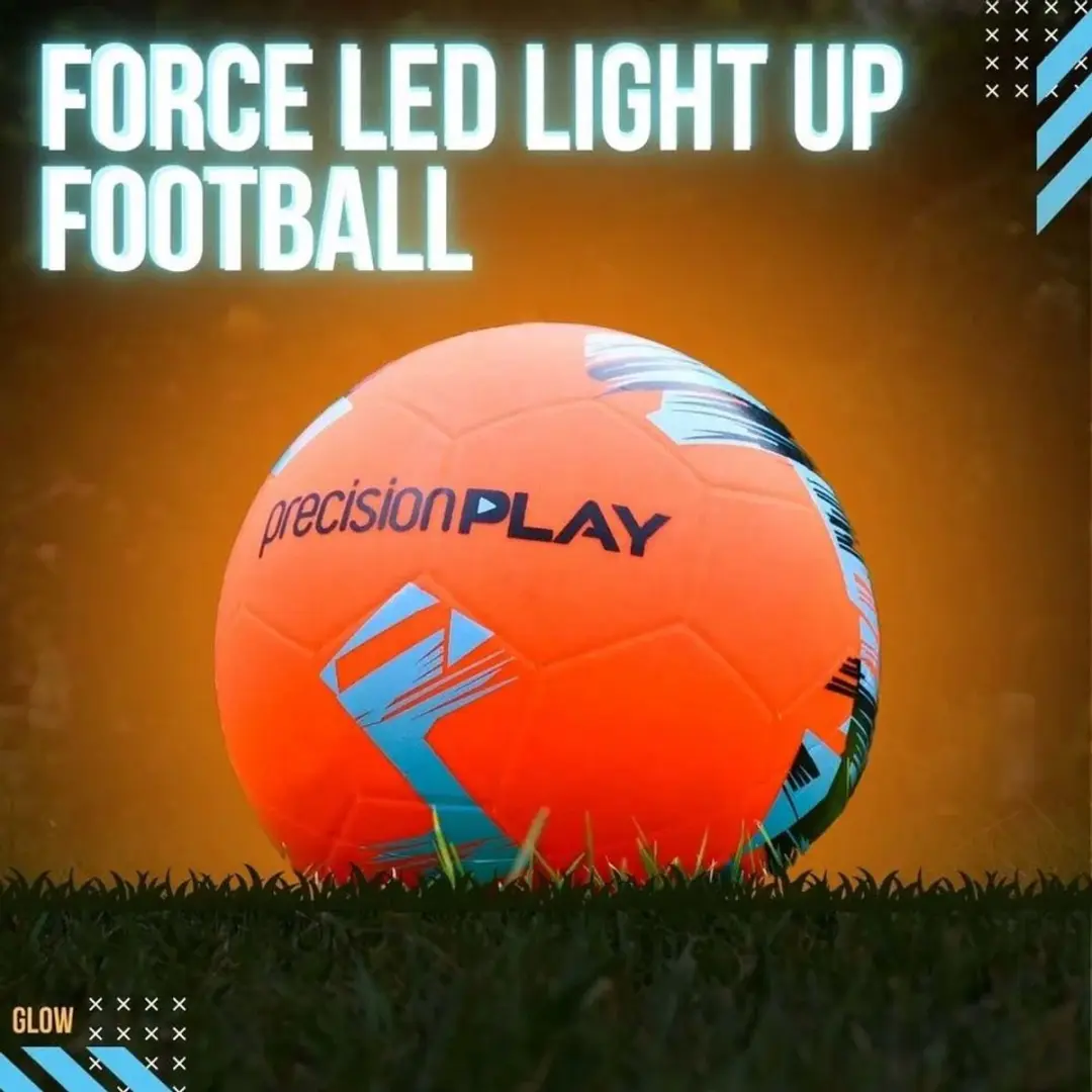 Precision PLAY Force LED Voetbal - Maat 5 - Oranje - afbeelding 4 van 6