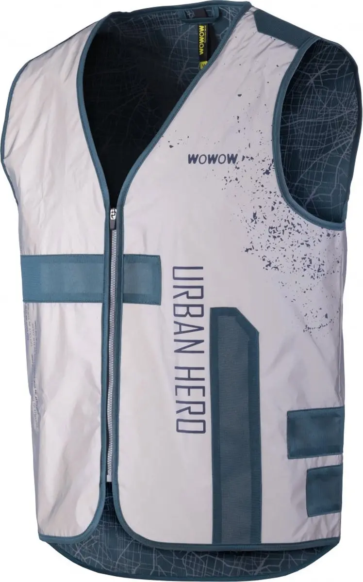 WOWOW Urban Hero Full Reflective Fietsjas met rits