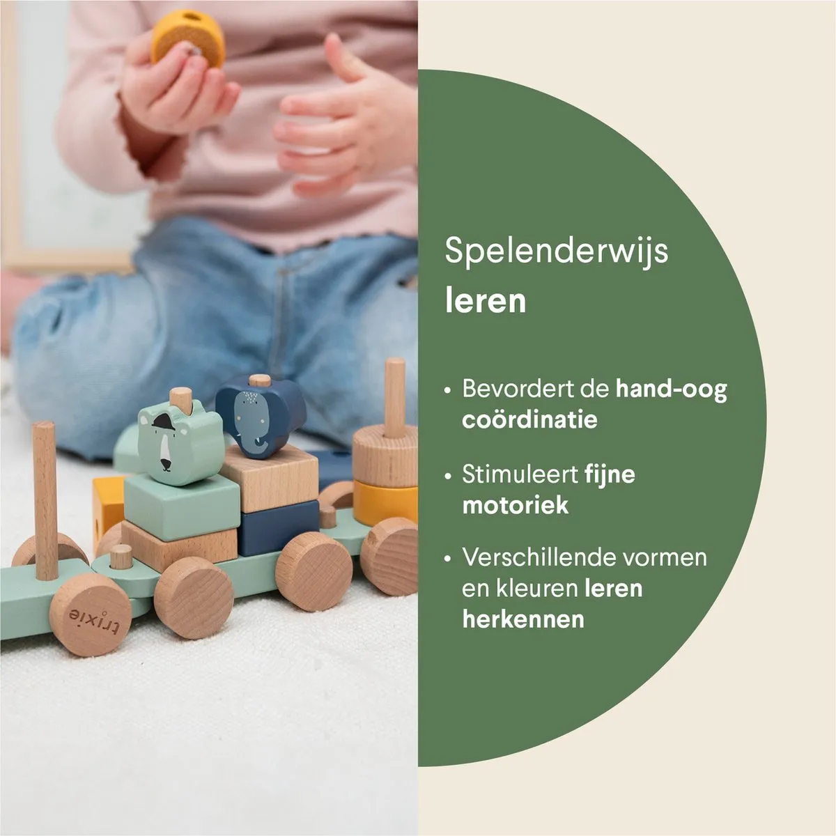 Trixie Dieren Trein 36-183 - Bouwblokken - Multi