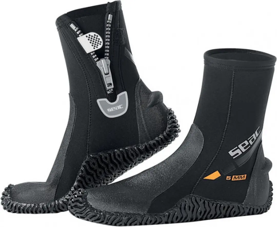 Seac Basic HD Laars met rits 5mm dik maat 45/46
