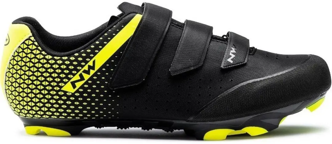 Northwave Origin 2 MTB-schoenen - Zwart/Geel Fluo - afbeelding 2 van 4