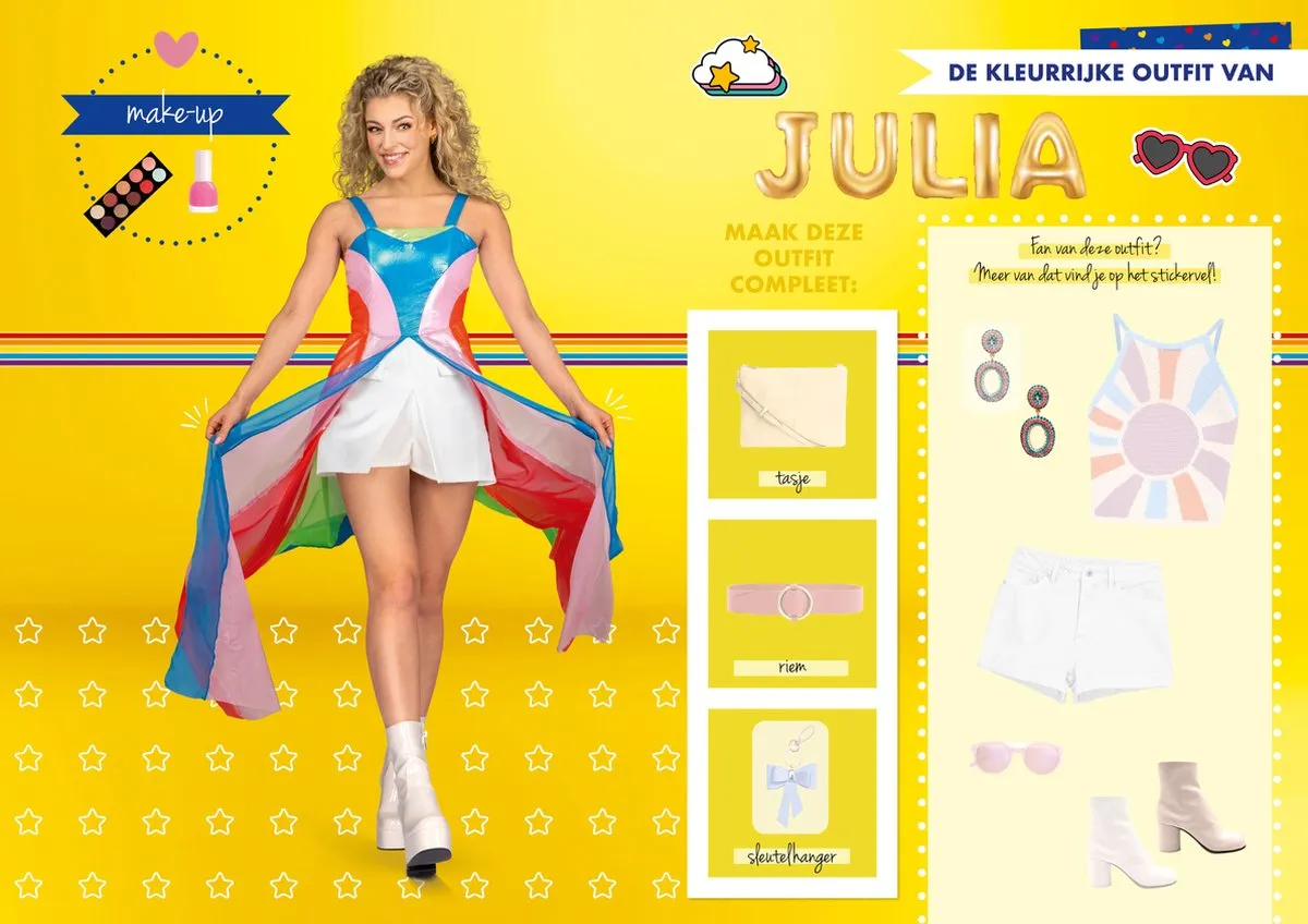 K3 Outfit Stickerboek - Multicolor