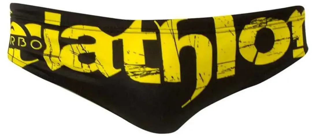 Turbo Triathlon Basic Zwemslip Geel,Zwart 5XL Man
