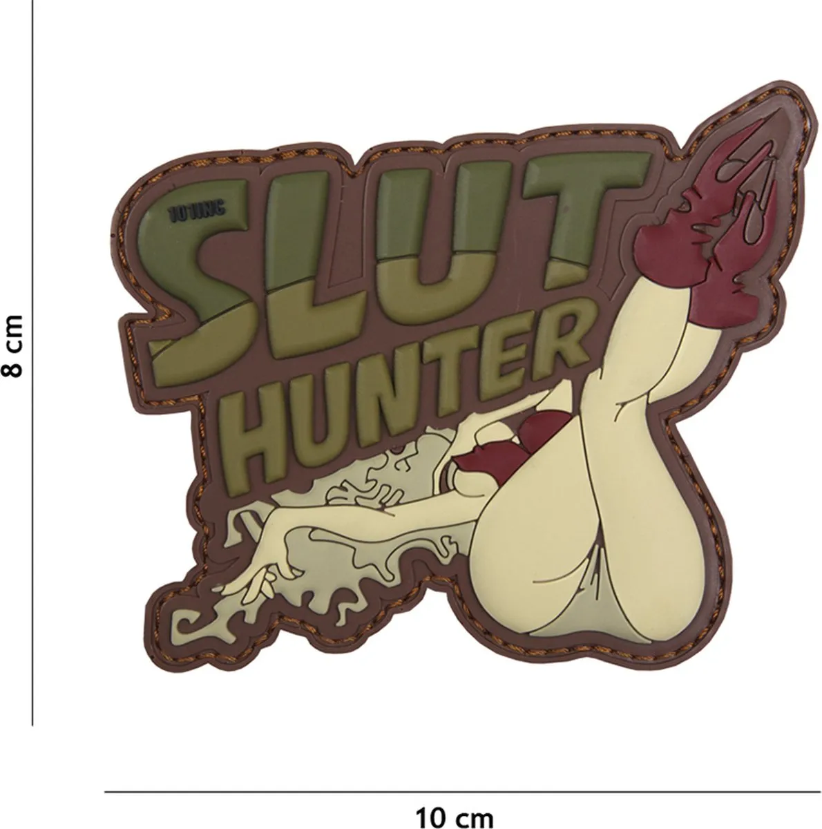 101 Inc Embleem 3D PVC Slut Hunter
